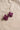 Billie Hoops - Magenta Sparkle