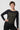 Boatneck Tee - HInter Metallic Olive on Black