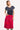Long A-line Skirt  -Mikko Red & Berry