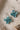 Billie Hoops - Teal Sparkle