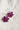 Daisy Hoops - Magenta Sparkle