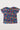 Ella Top - Cosmo Red & Blue Leaf Final Sale