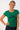 Fitted Short Sleeve Tee - Birdy Emerald & green Final Sale