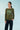Boatneck Tee - Jap Floral Metallic Green/Olive