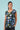 Bobby Top - Summer Flowers in Black
