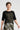 Dee Pl Tee - Hinter Metallic Olive on Black