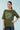 Dee Pl Tee - Jap Floral Metallic Green/Olive