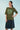 Dee Pl Tee - Jap Floral Metallic Green/Olive