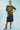 Dee Pl Tee - Jap Floral Metallic Green/Olive