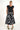 Amy Midi Skirt - Jotto Black & Ivory Final sale