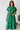 Biba Dress - Jotto  Print in Green & Navy