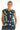 Liz Top - Jotto Navy & Lemon Final Sale