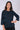 Lori Top - Bauhaus Teal Blue & Black