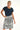 Long A-line Skirt - Mikko Ink & Natural