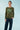 Boatneck Tee - Jap Floral Metallic Green/Olive