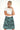 Avril  Short Skirt - Mikko Ink & Sea green