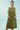 Close-up of fabric on the Susie Dress - Corduroy in Moss Green, Stretch corduroy