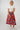 Amy Midi Skirt - Sun and Clouds Red