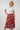 Amy Midi Skirt - Sun and Clouds Red