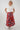 Amy Midi Skirt - Sun and Clouds Red