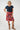 Amy Short Skirt - Sun and Clouds Red