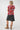 Tilly Top - Sun and Clouds Red