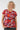 Tilly Top - Sun and Clouds Red
