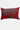 40cm x 60cm Cushion Cover -Feather Red & Smoke