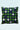 50cm Sq Cushion Cover - Shantung Flowers