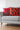50cm sq Cushion Cover - Muddy Works in Navy & Red