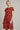 Olivette Dress- Muddy Waters in vermillion on navy