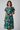 Biba Dress - Groove Print in Green & Blue