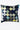 50cm Sq Cushion Cover - Large Circles Navy